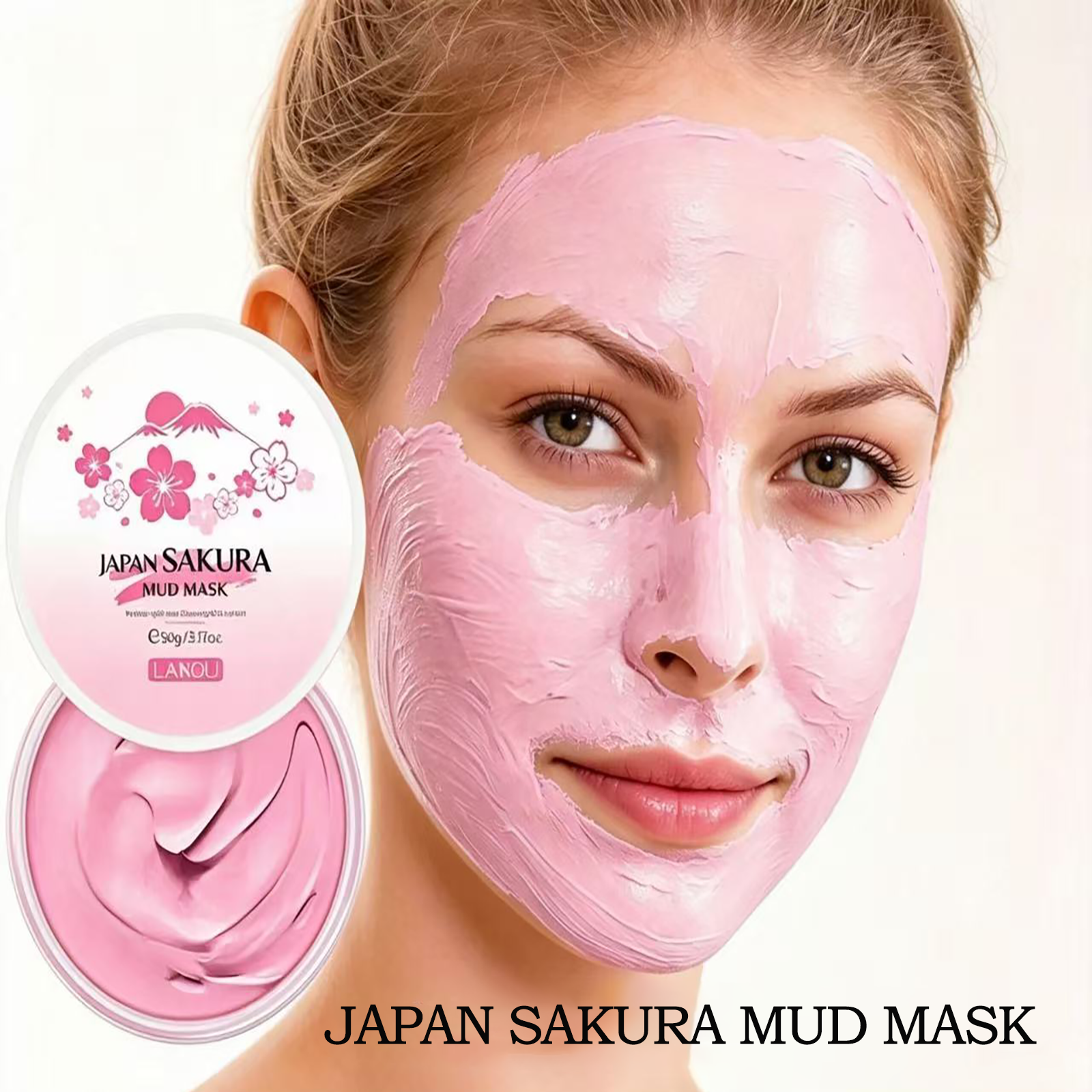 Dust Mask Construction - LAIKOU Sakura Clay Mask 25g 90g