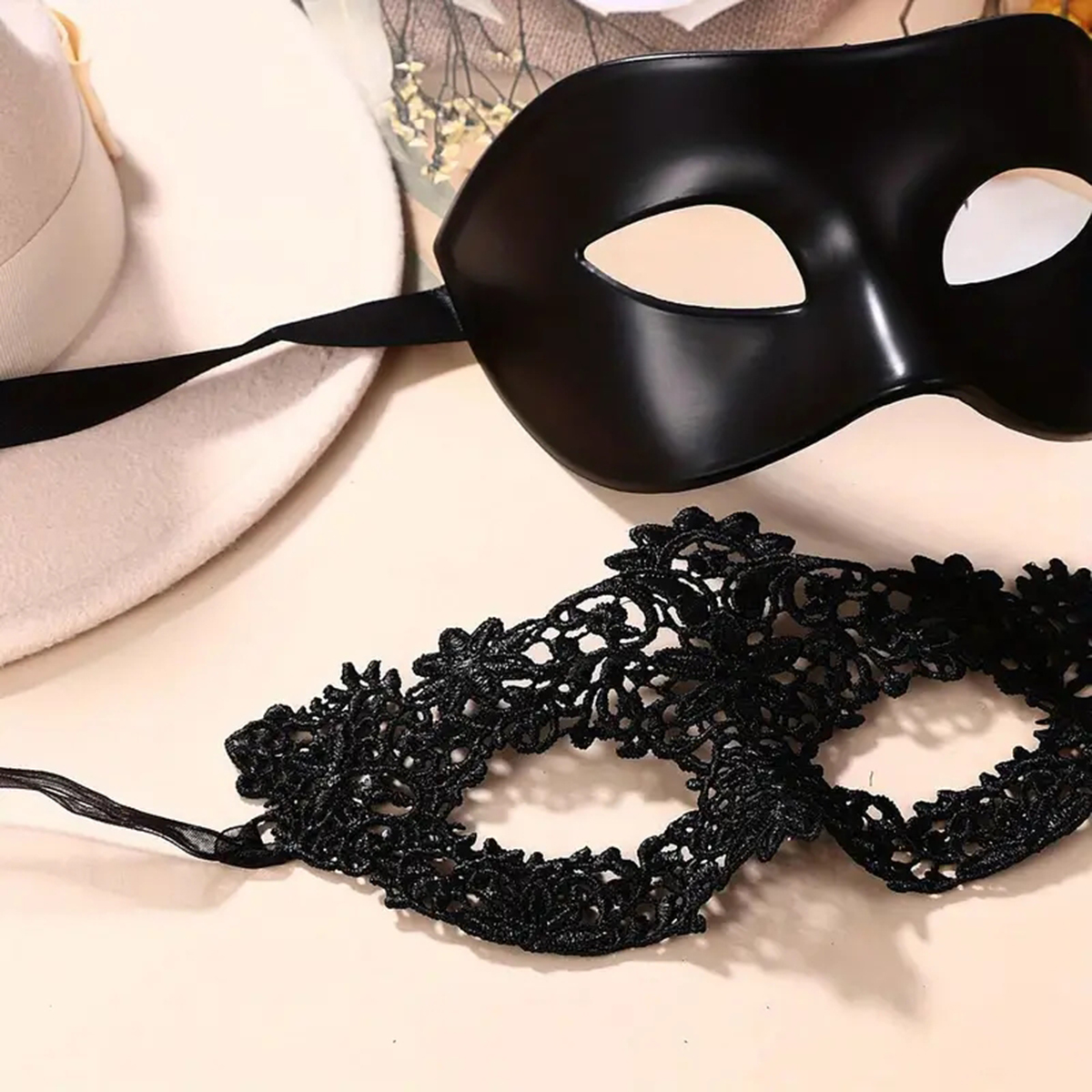 2pcs Hot New Sexy Black Lace M - Black Face Mask Pack recensie en prijs