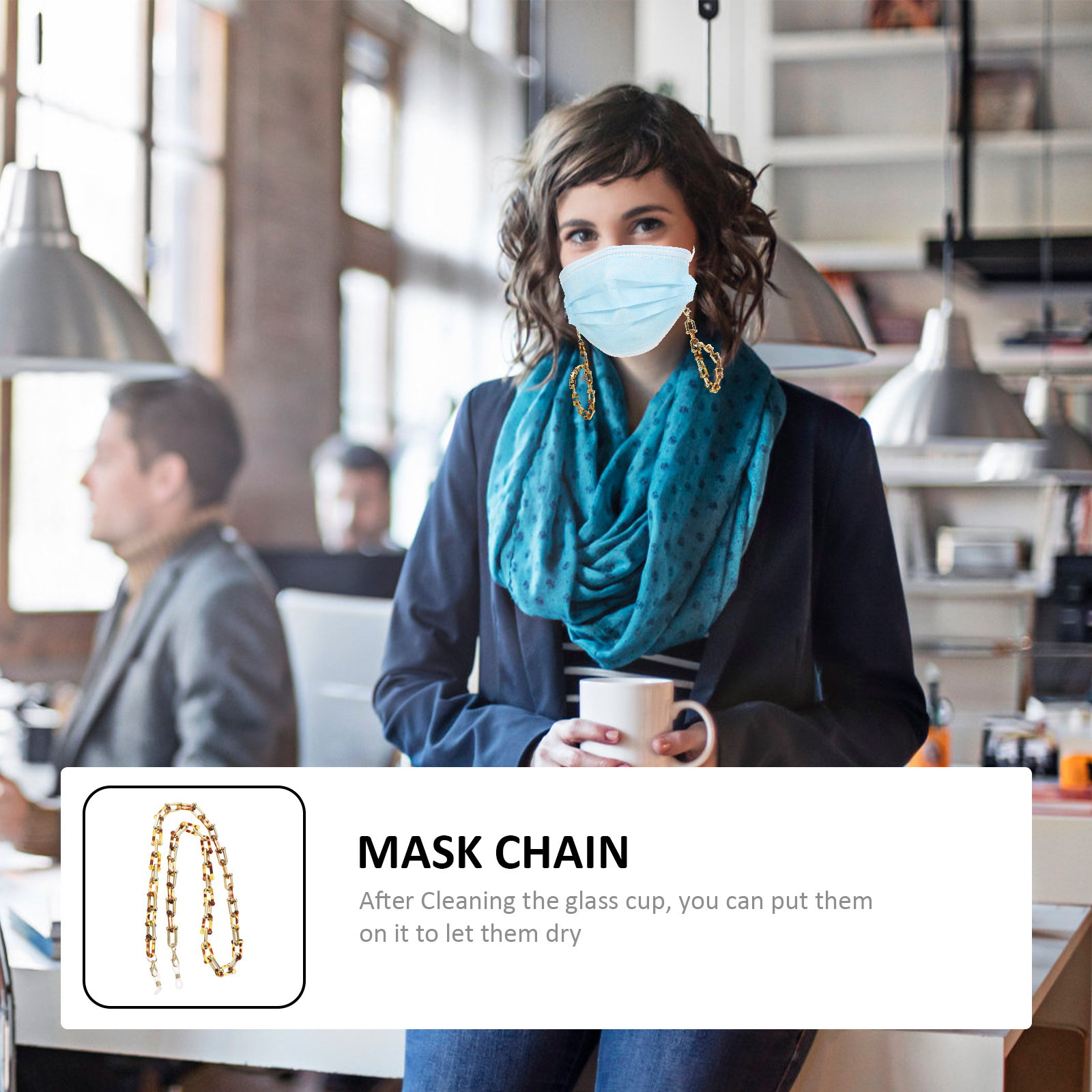 Premium Horsehoof Resin Mask C - Mask Chain Holder recensie en prijs
