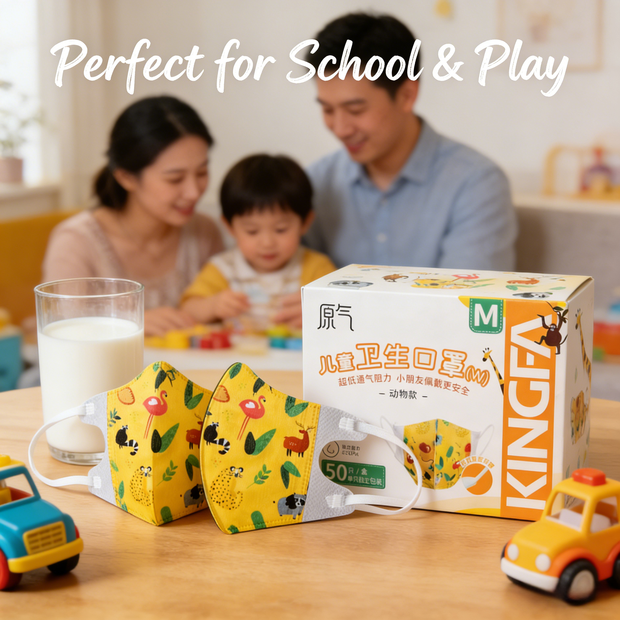 50-100pcs  Kids Face Mask FPP2 - Face Mask Storage Box recensie en prijs