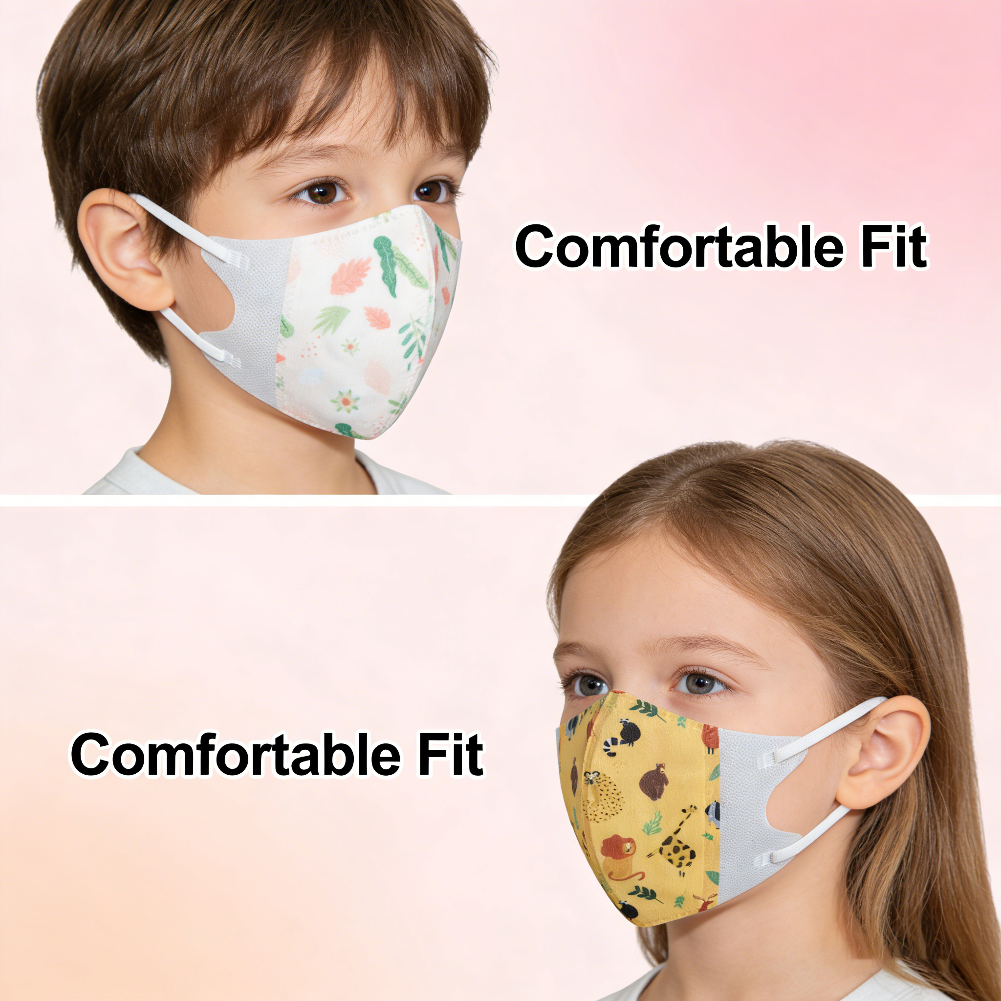 50-100pcs  Kids Face Mask FPP2 - Face Mask Storage Box recensie en prijs