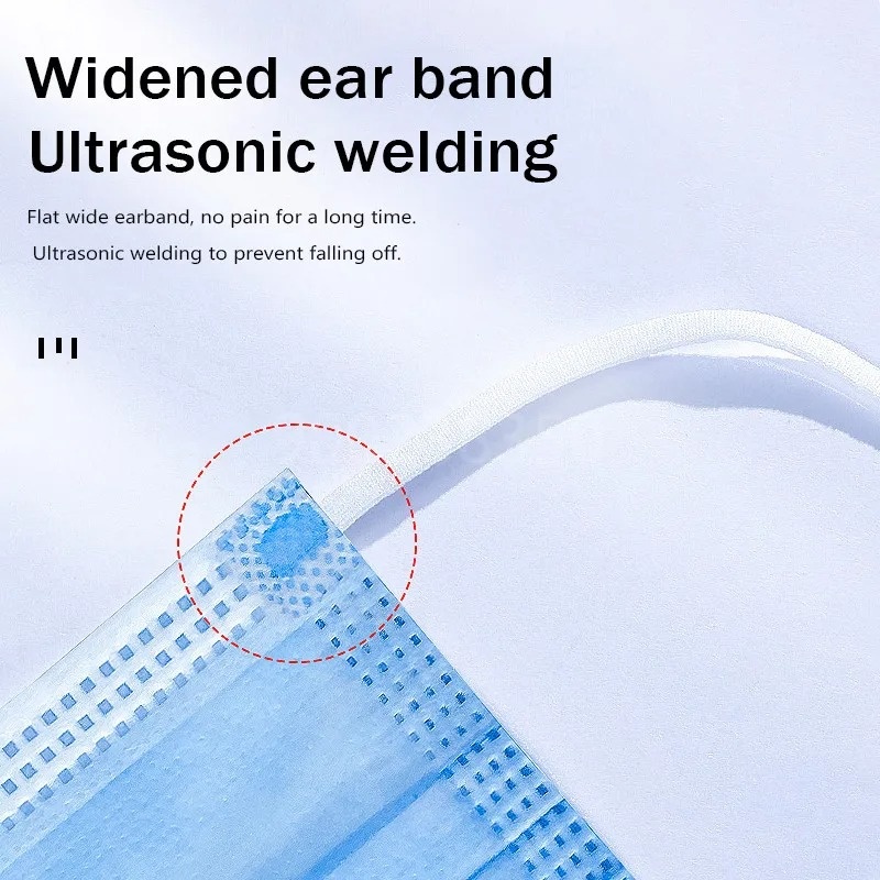 50-500pcs Disposable Adults in - Disposable Mask Blue recensie en prijs