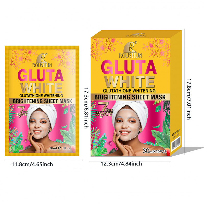 Gluta White Facial Mask Facial - Face Mask Storage Box recensie en prijs