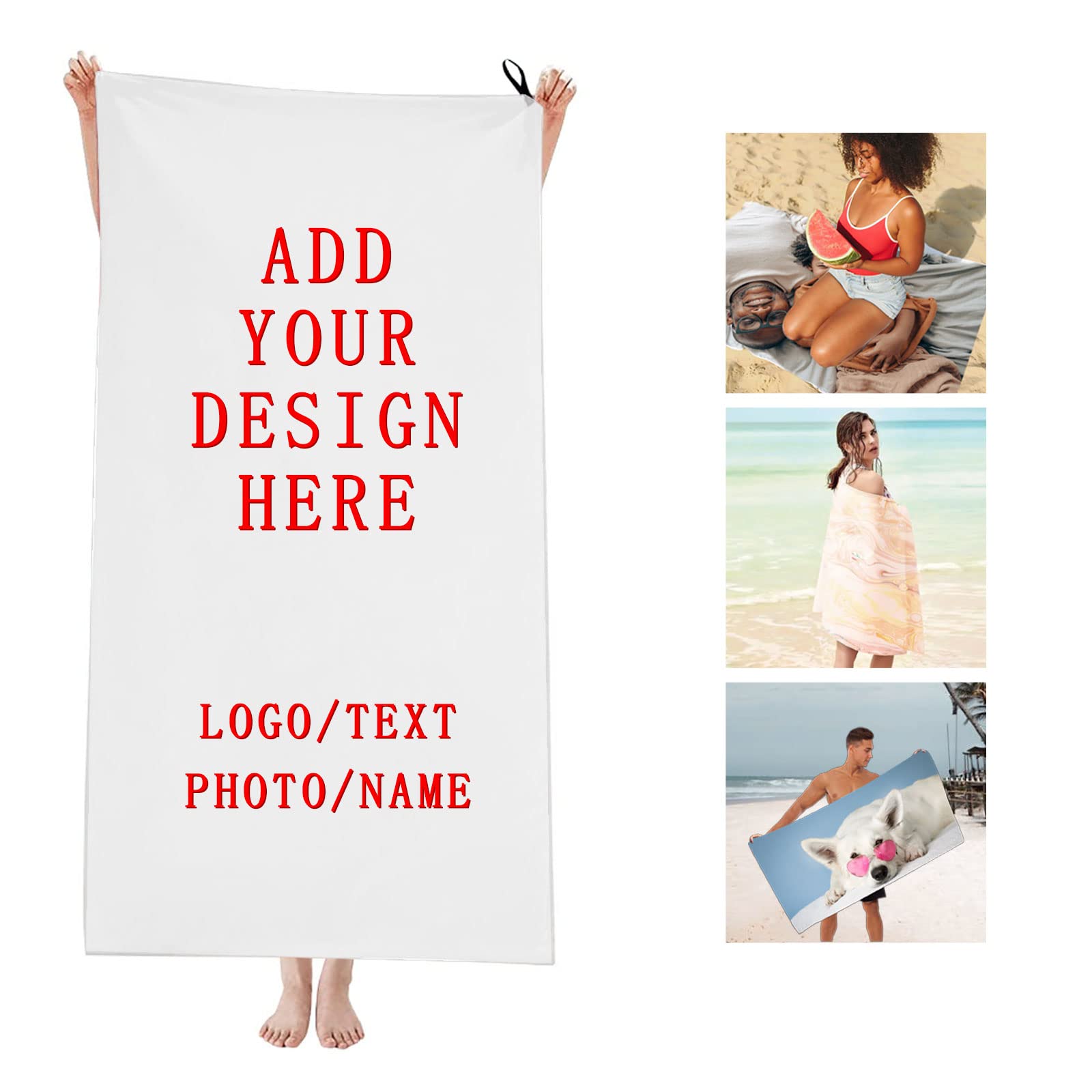 Custom Beach Towels with Your  - Cloth Face Mask Washable recensie en prijs