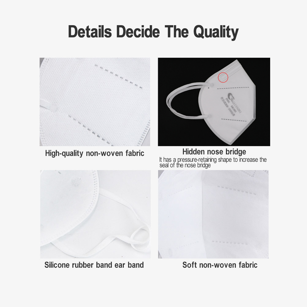 LAIANZHI 50PCS FFP2 Face masks - Kn95 Respirator Mask recensie en prijs