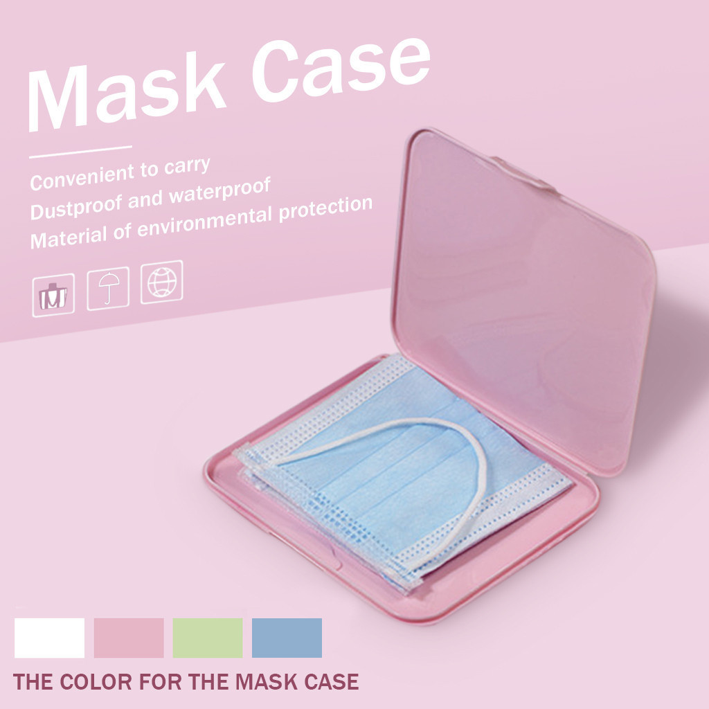 Pink Mask Cover Green Box Mask - Face Mask Storage Box recensie en prijs