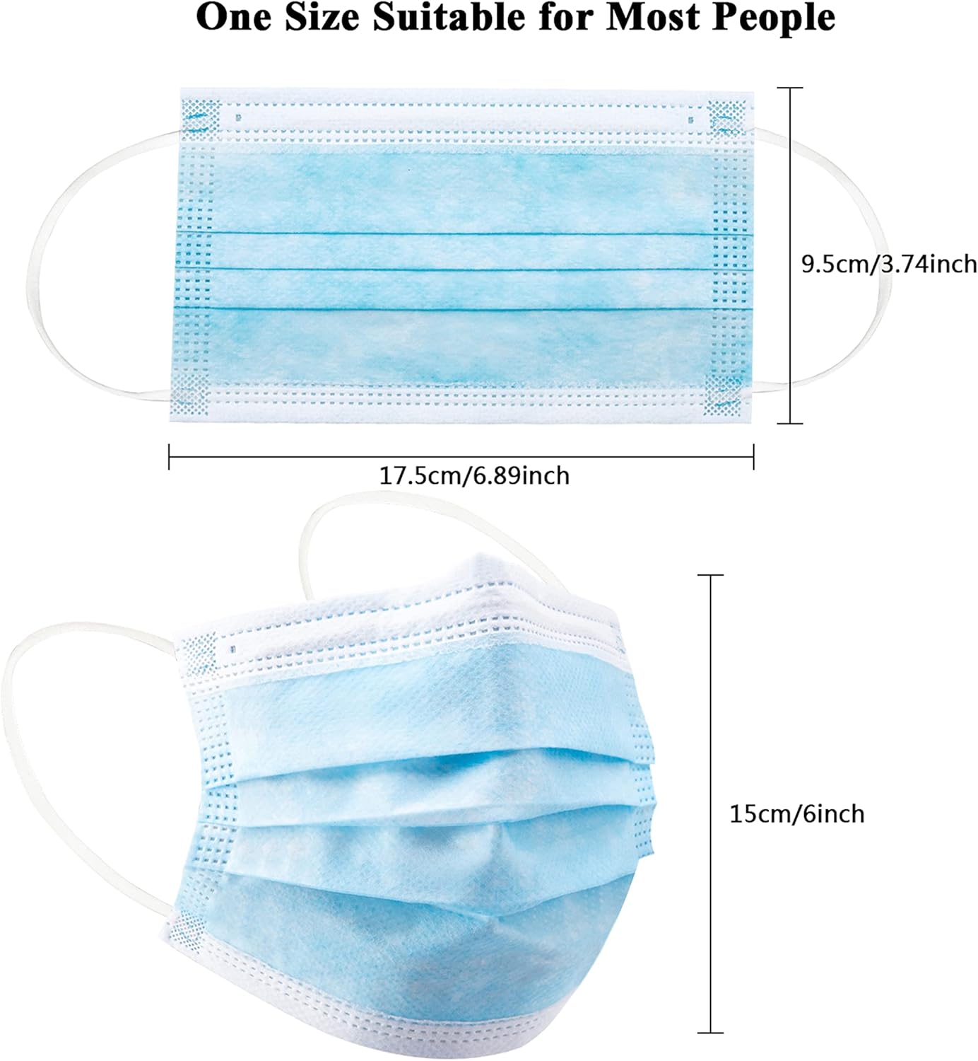 100pcs blue disposable protect - Disposable Mask Blue recensie en prijs