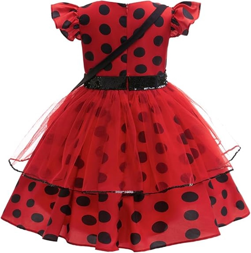 Girls Cosplay Costume Polka Do - Kids Face Mask recensie en prijs