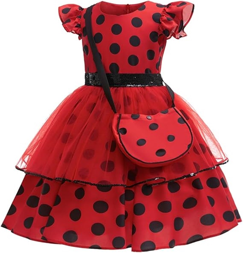 Girls Cosplay Costume Polka Do - Kids Face Mask recensie en prijs