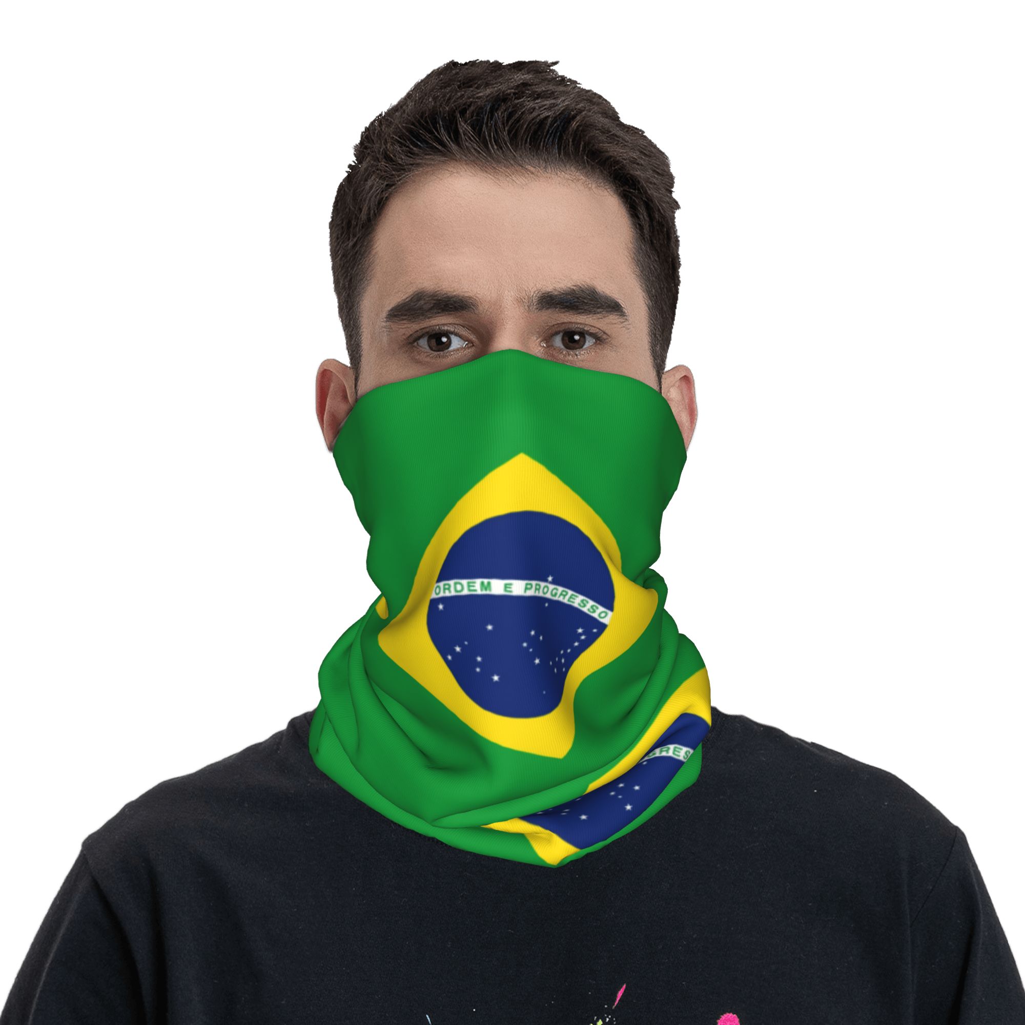 Custom Brazil Flag Bandana Nec - Neck Gaiter Face Cover recensie en prijs
