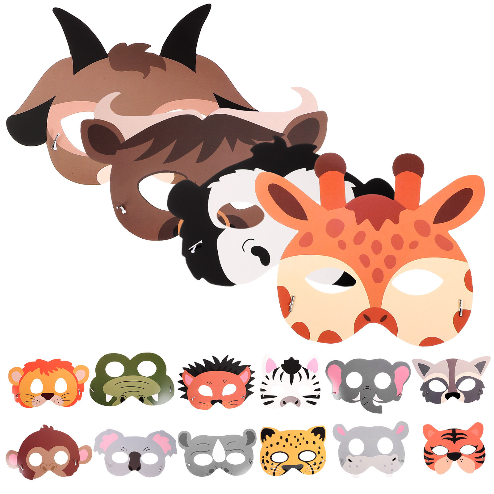 16Pcs Animal Paper Masks for K - Kids Face Mask recensie en prijs