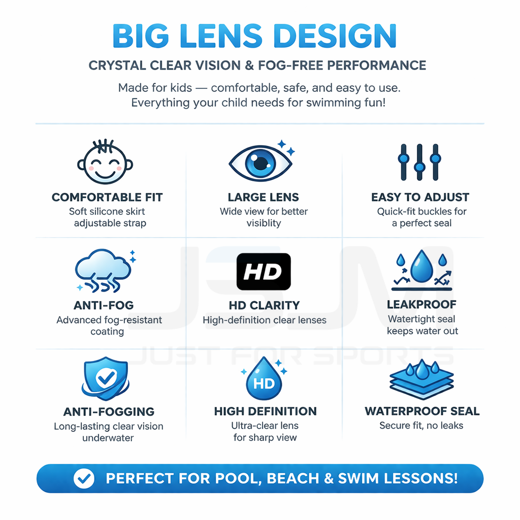JSJM Kids Swimming Goggles Big - Anti Pollution Mask recensie en prijs