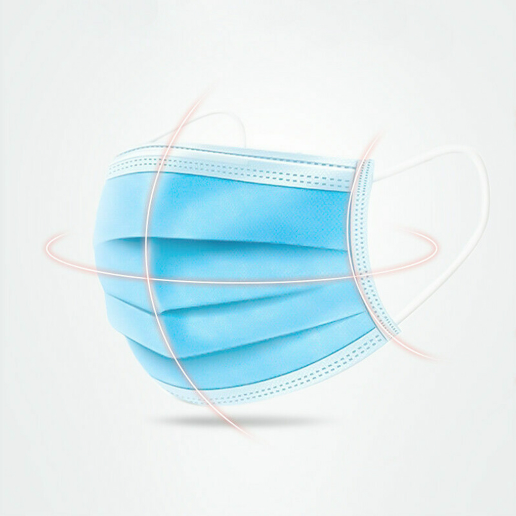 50piece Safe And Professional  - Disposable Mask Blue recensie en prijs