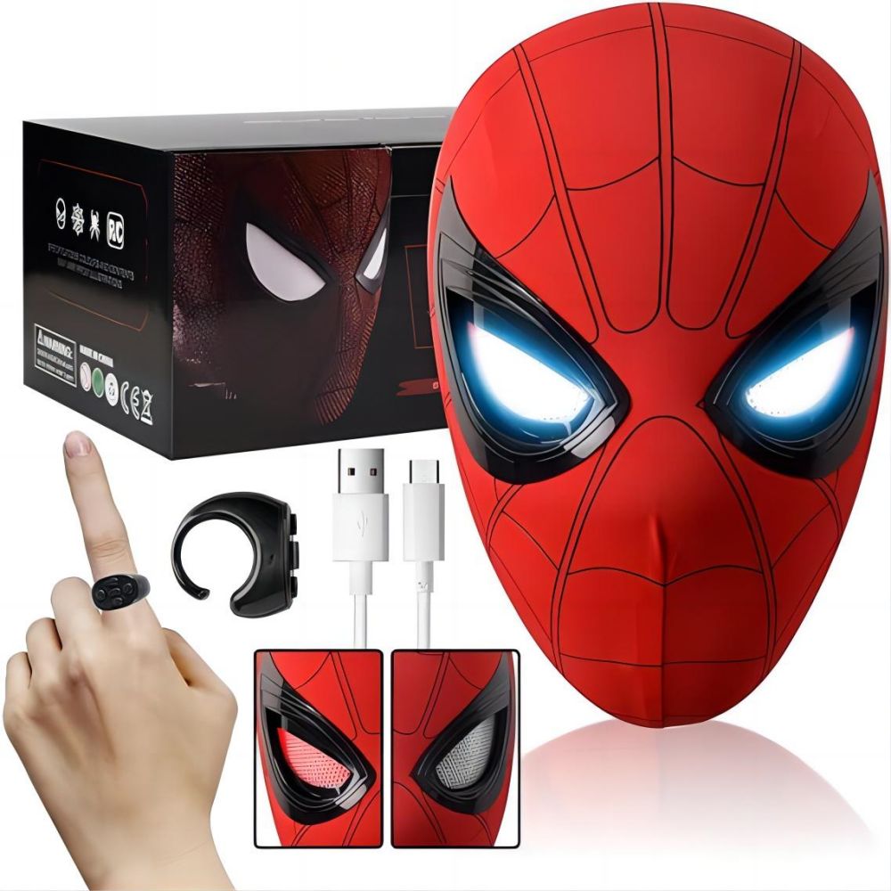 Movie Spidey Mask Eyes Glowing - Kids Face Mask recensie en prijs