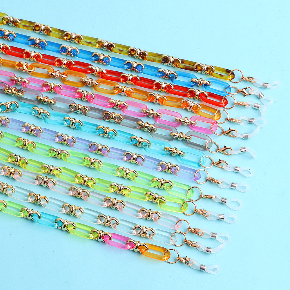 Colorful Transparent Link Acry - Mask Chain Holder recensie en prijs
