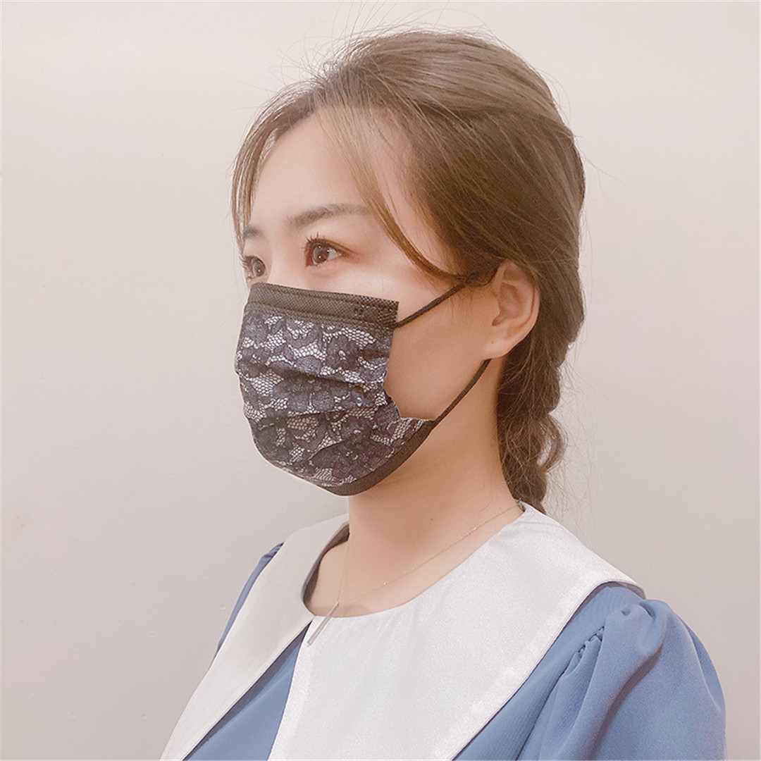 50PCS Disposable Lace Mouth Ma - Disposable Mask Blue recensie en prijs