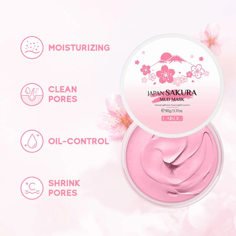 LAIKOU Sakura Clay Mask 25g 90 - Dust Mask Construction recensie en prijs