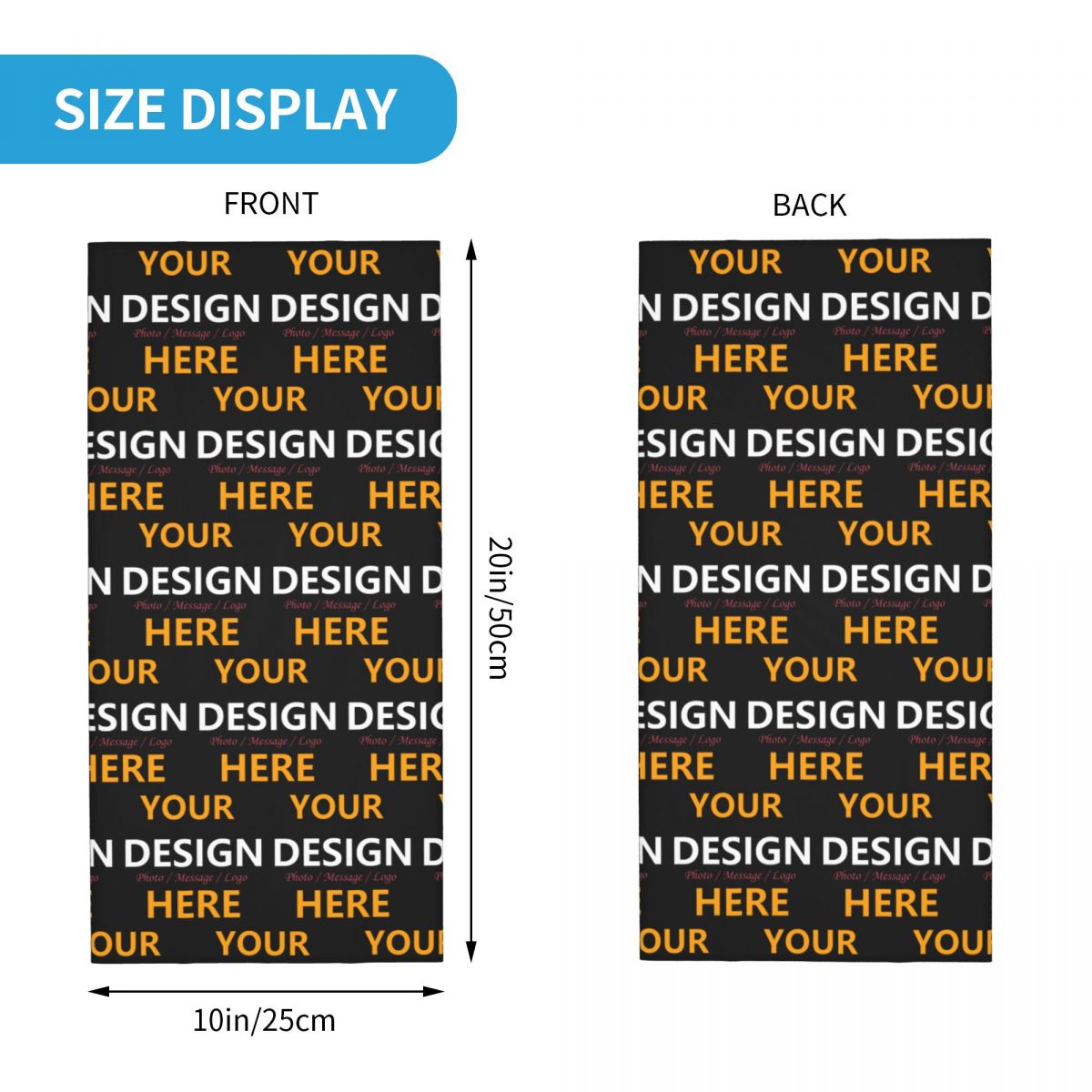 Custom Your Design Here Bandan - Neck Gaiter Face Cover recensie en prijs