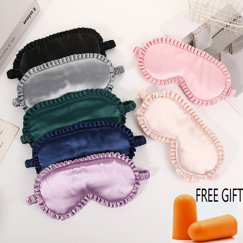 1pcs Premium Silk Eye Mask wit - Mask Lanyard Adjustable recensie en prijs