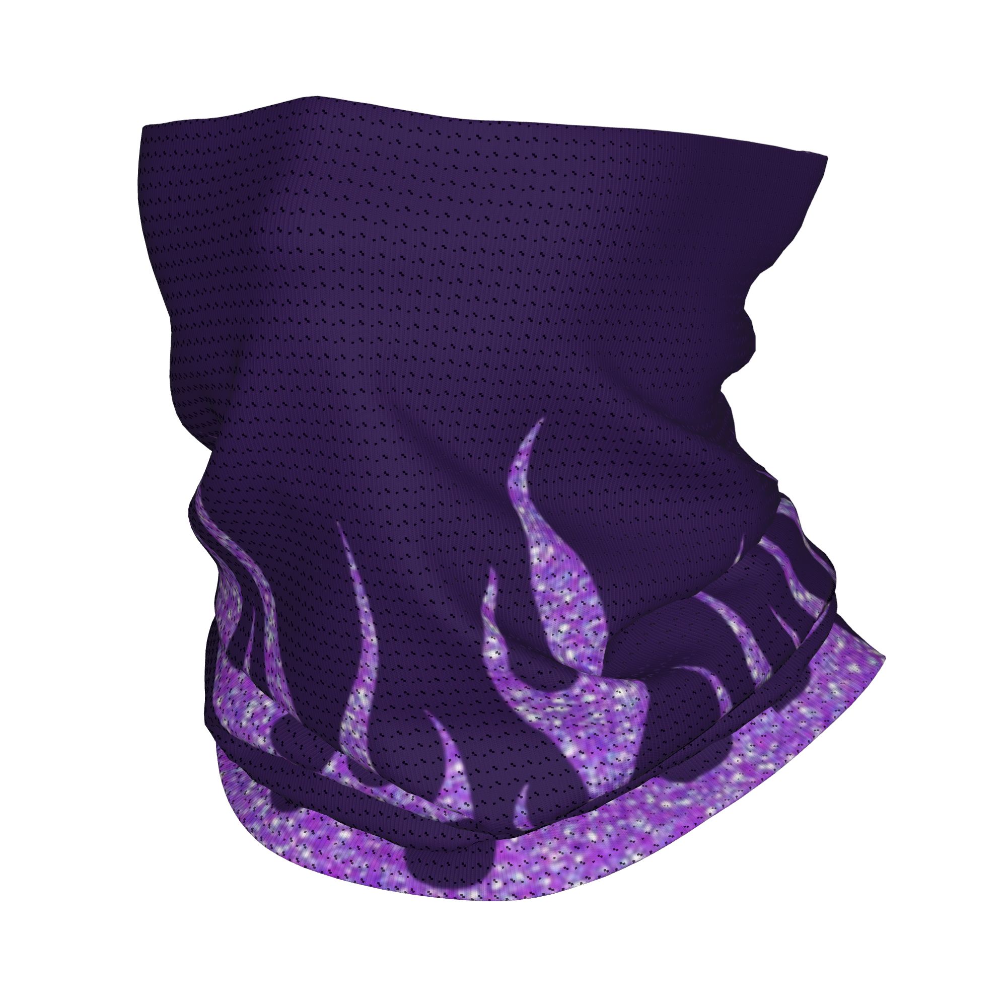 Custom Purple Glitter Flames B - Neck Gaiter Face Cover recensie en prijs