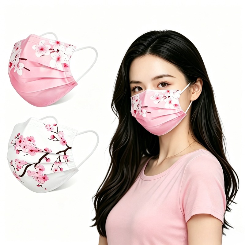 10pcs Floral Star Print Face M - Cloth Face Mask Washable recensie en prijs
