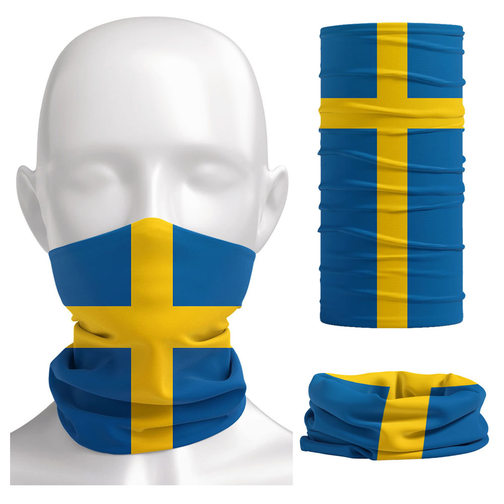 Sweden Flag Printed Bandana He - Neck Gaiter Face Cover recensie en prijs