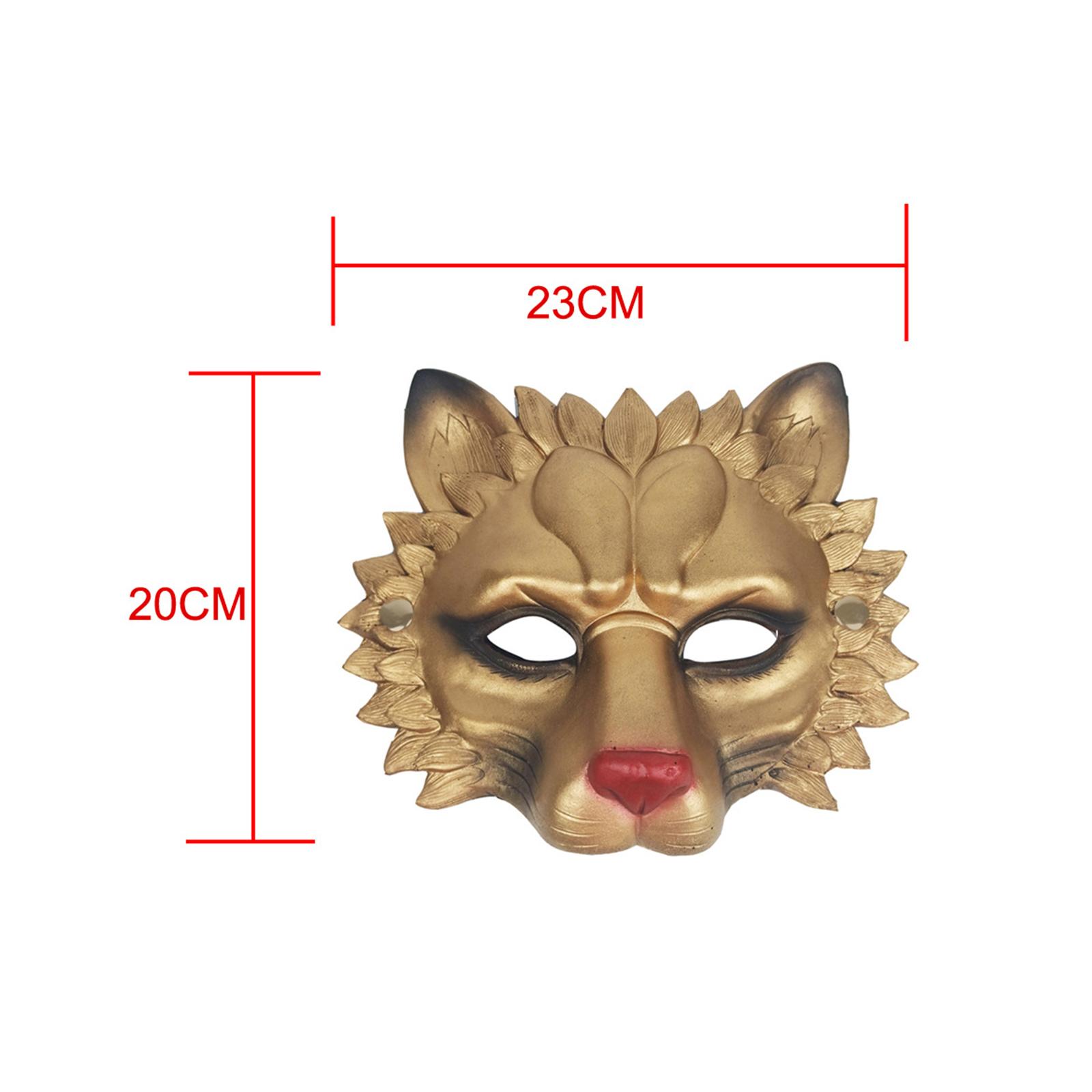 Lion Mask Half Face Decorative - Respirator Half Face recensie en prijs