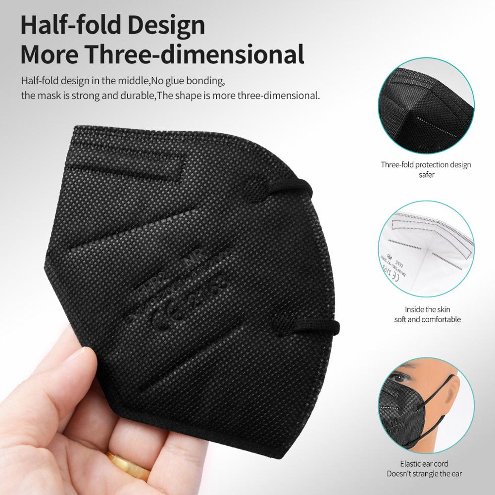 10-100Pcs FFP2 Masks KN95 Masc - Kn95 Respirator Mask recensie en prijs
