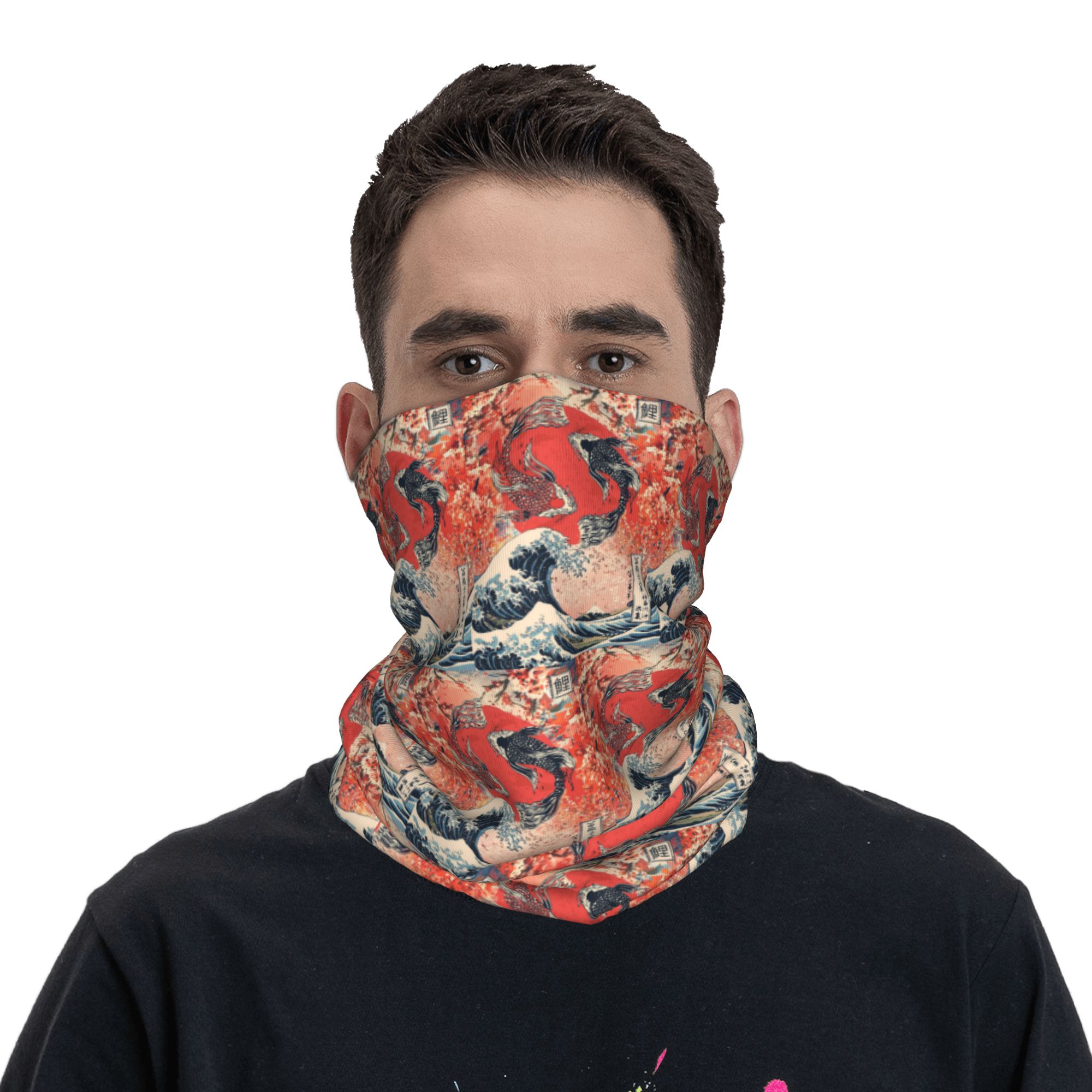 Koi Fish and Great Wave off Ka - Sports Mask Breathable recensie en prijs