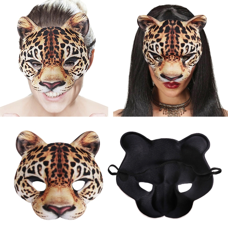 Leopard Mask Party Mask Dress  - Respirator Half Face recensie en prijs