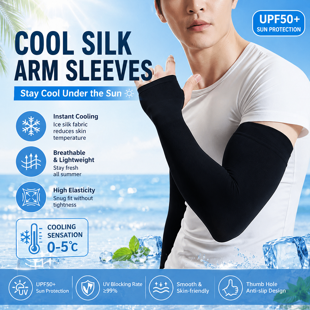 Summer Cooling Ice Silk Arm Sl - Sports Mask Breathable recensie en prijs