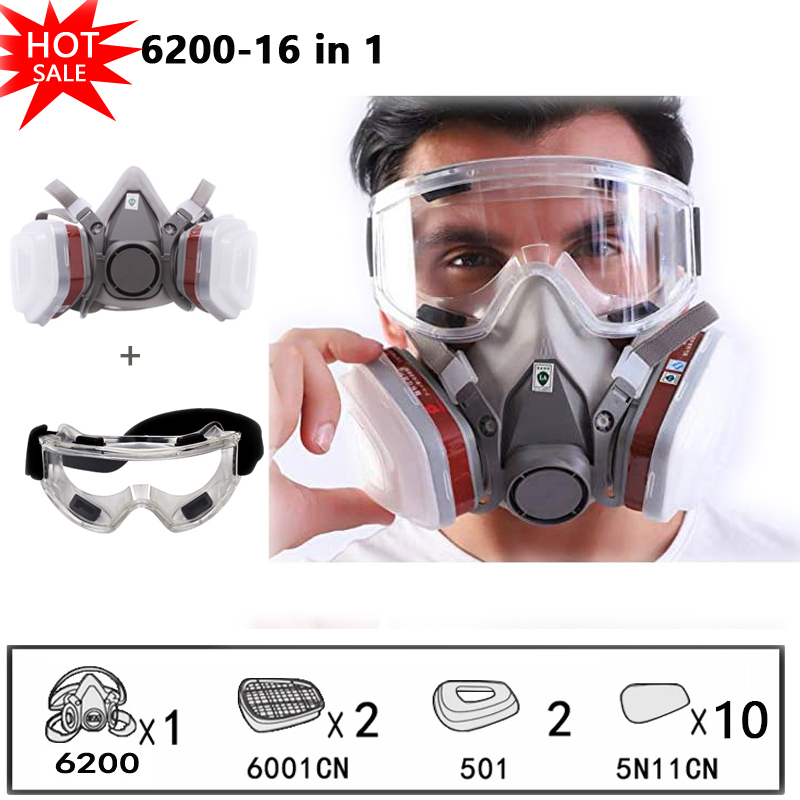 6200 Chemical Half Face Dustpr - Dust Mask Construction recensie en prijs