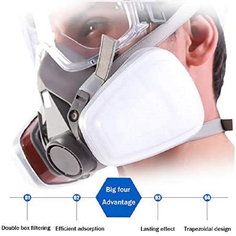 6200 Chemical Half Face Dustpr - Dust Mask Construction recensie en prijs