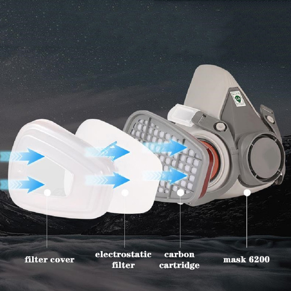 6200 Chemical Half Face Dustpr - Dust Mask Construction recensie en prijs