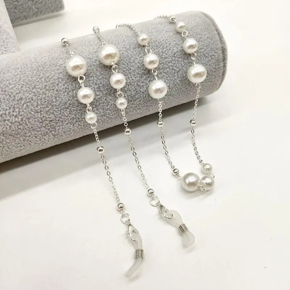 Trendy Pearl Beaded Sunglass C - Mask Lanyard Adjustable recensie en prijs