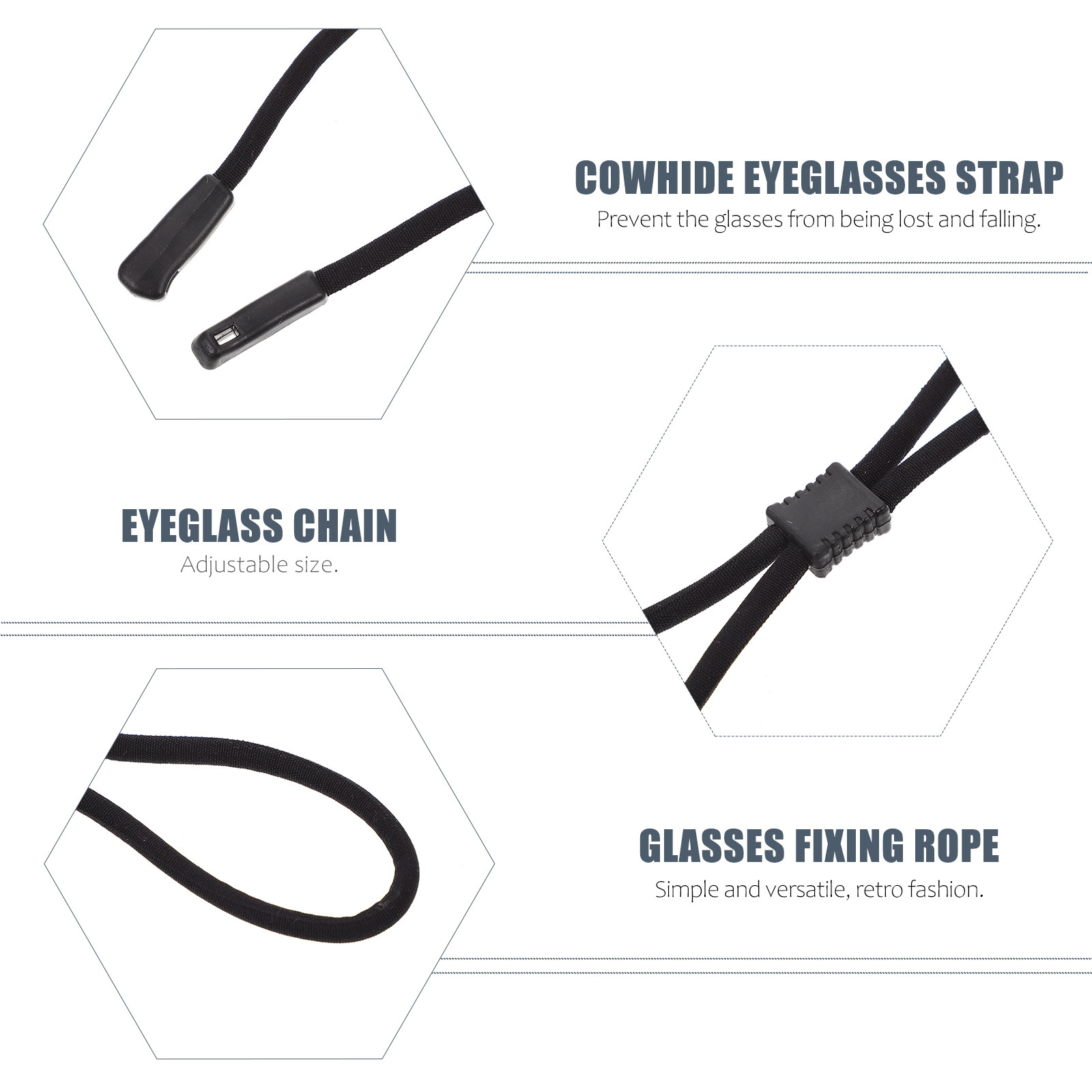 5Pcs Multi-Purpose Eyeglass Ch - Mask Lanyard Adjustable recensie en prijs