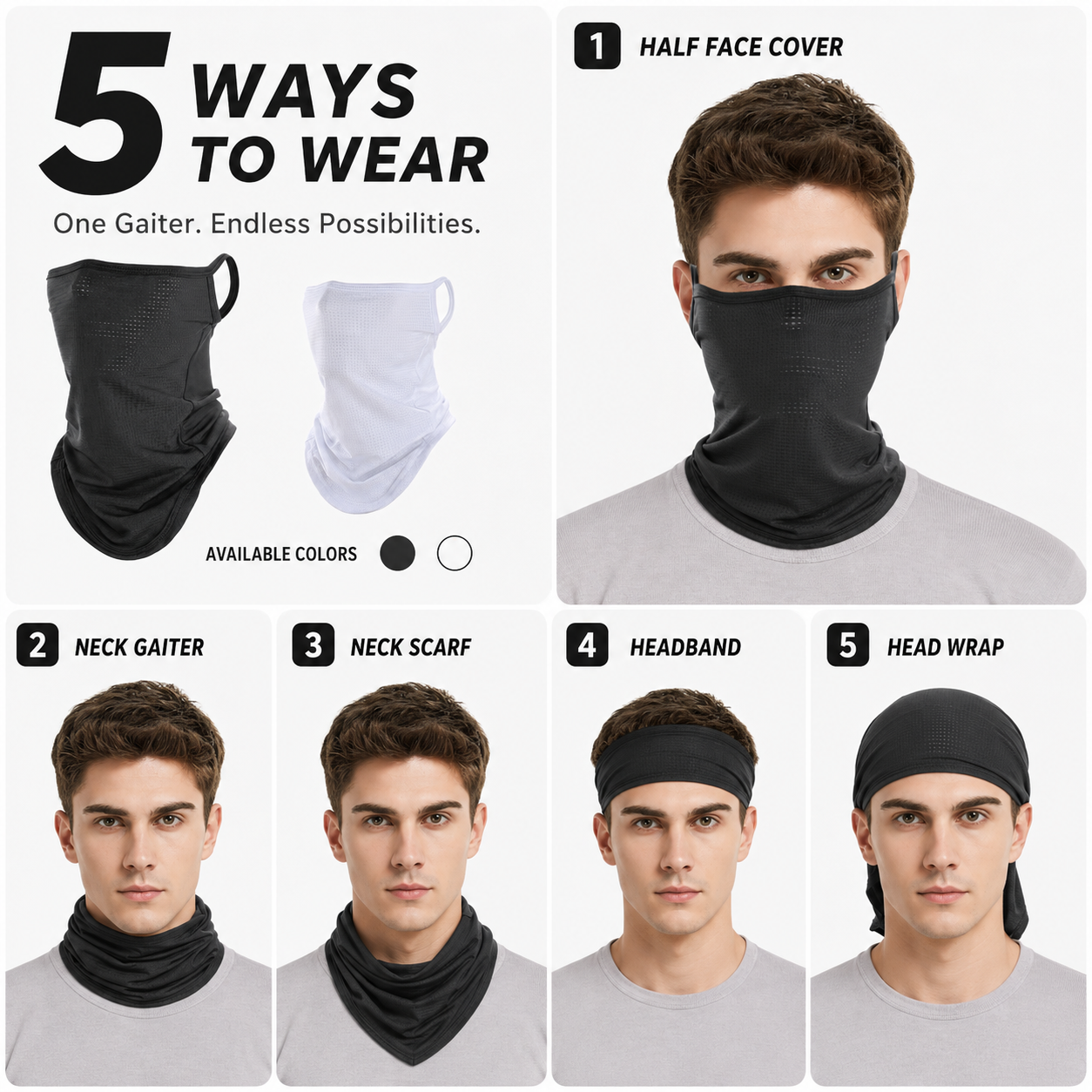 Breathable Quick-Dry Neck Gait - Respirator Half Face recensie en prijs