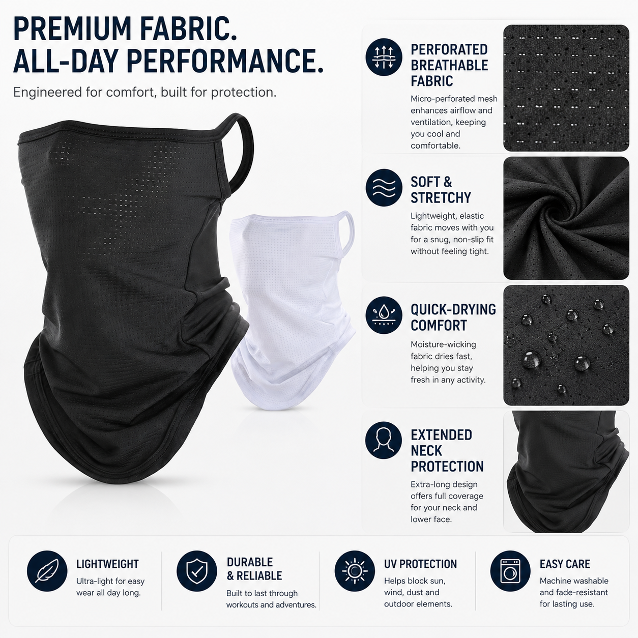 Breathable Quick-Dry Neck Gait - Respirator Half Face recensie en prijs