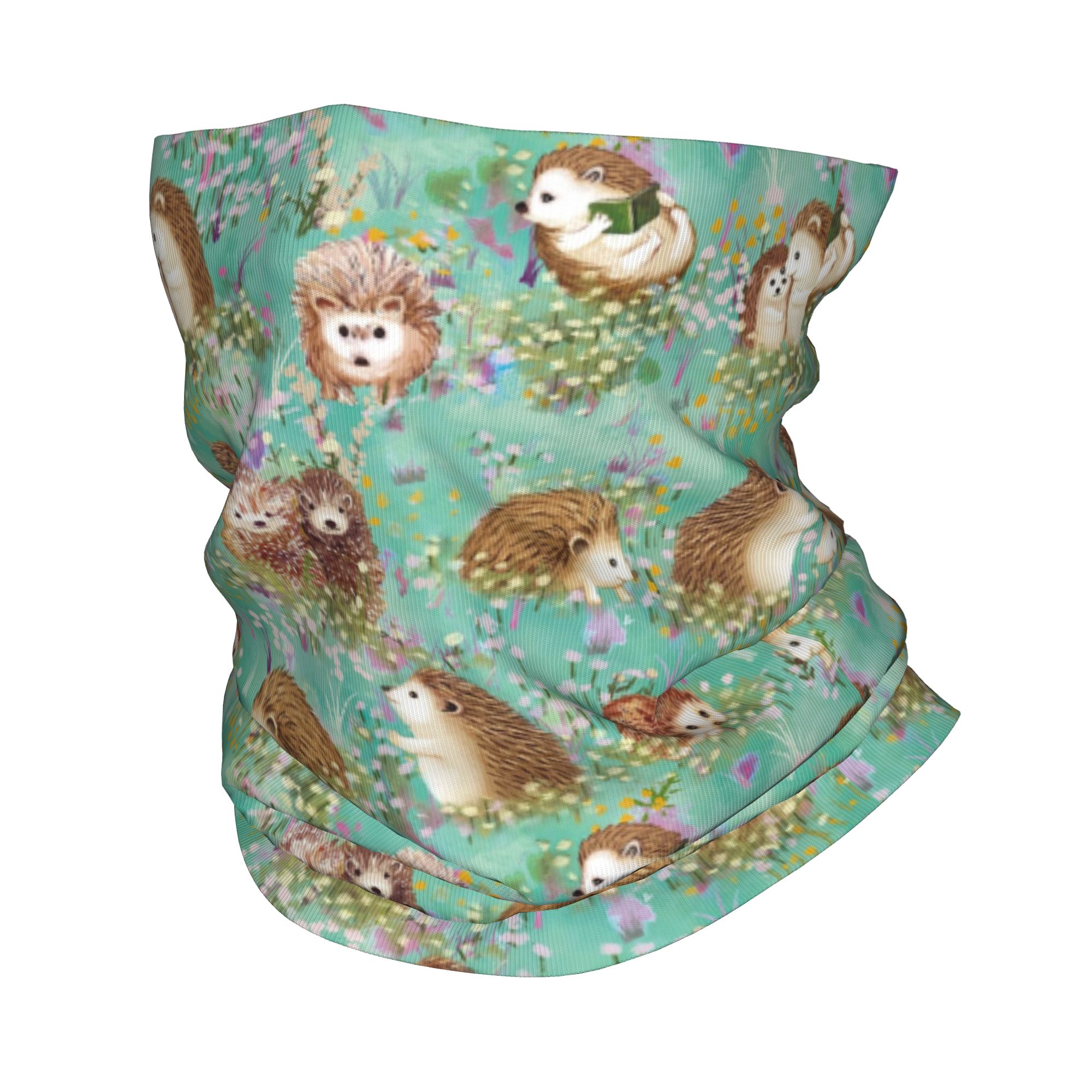 Autumn Hedgehog Spring Floral  - Neck Gaiter Face Cover recensie en prijs