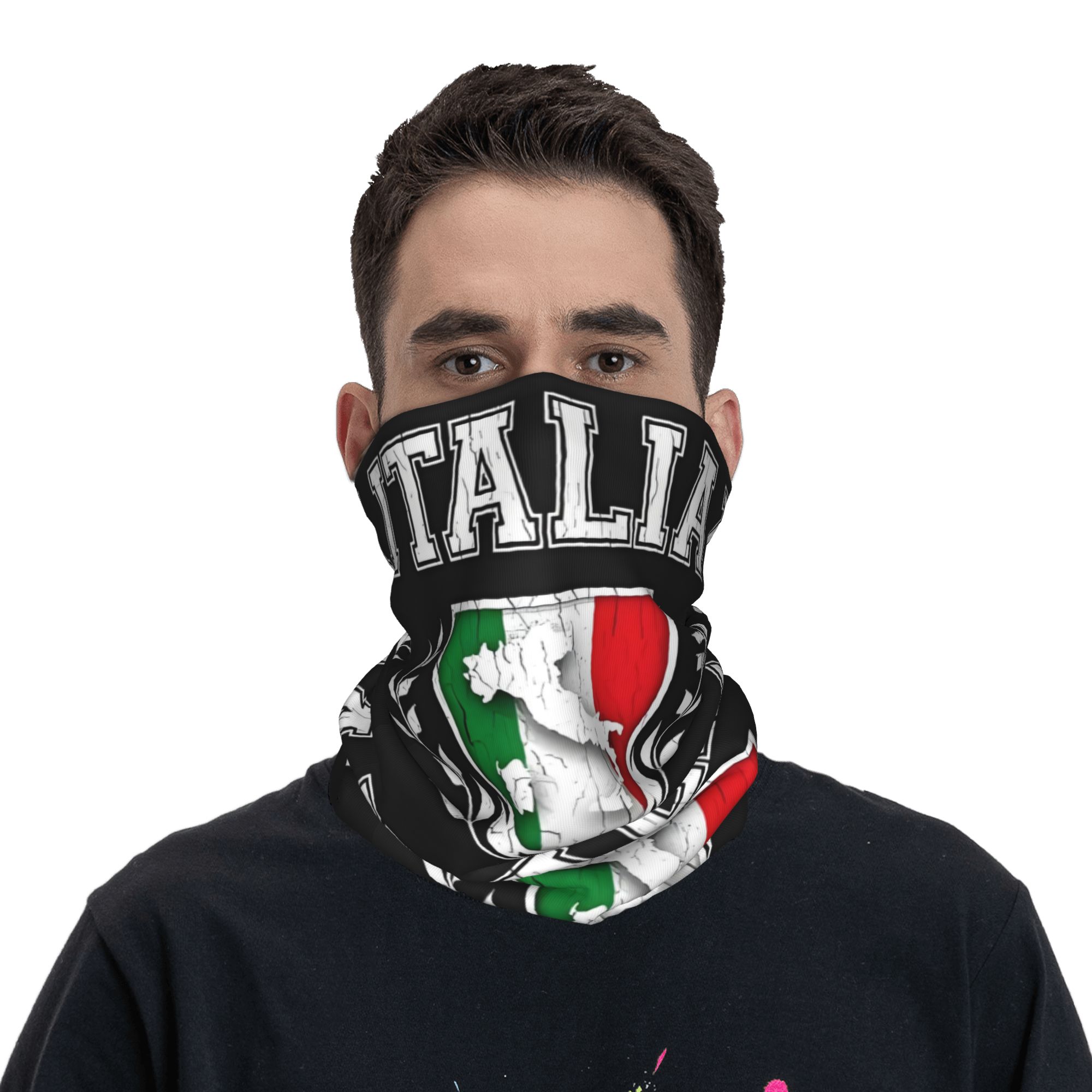 Custom Italy Flag Bandana Neck - Neck Gaiter Face Cover recensie en prijs