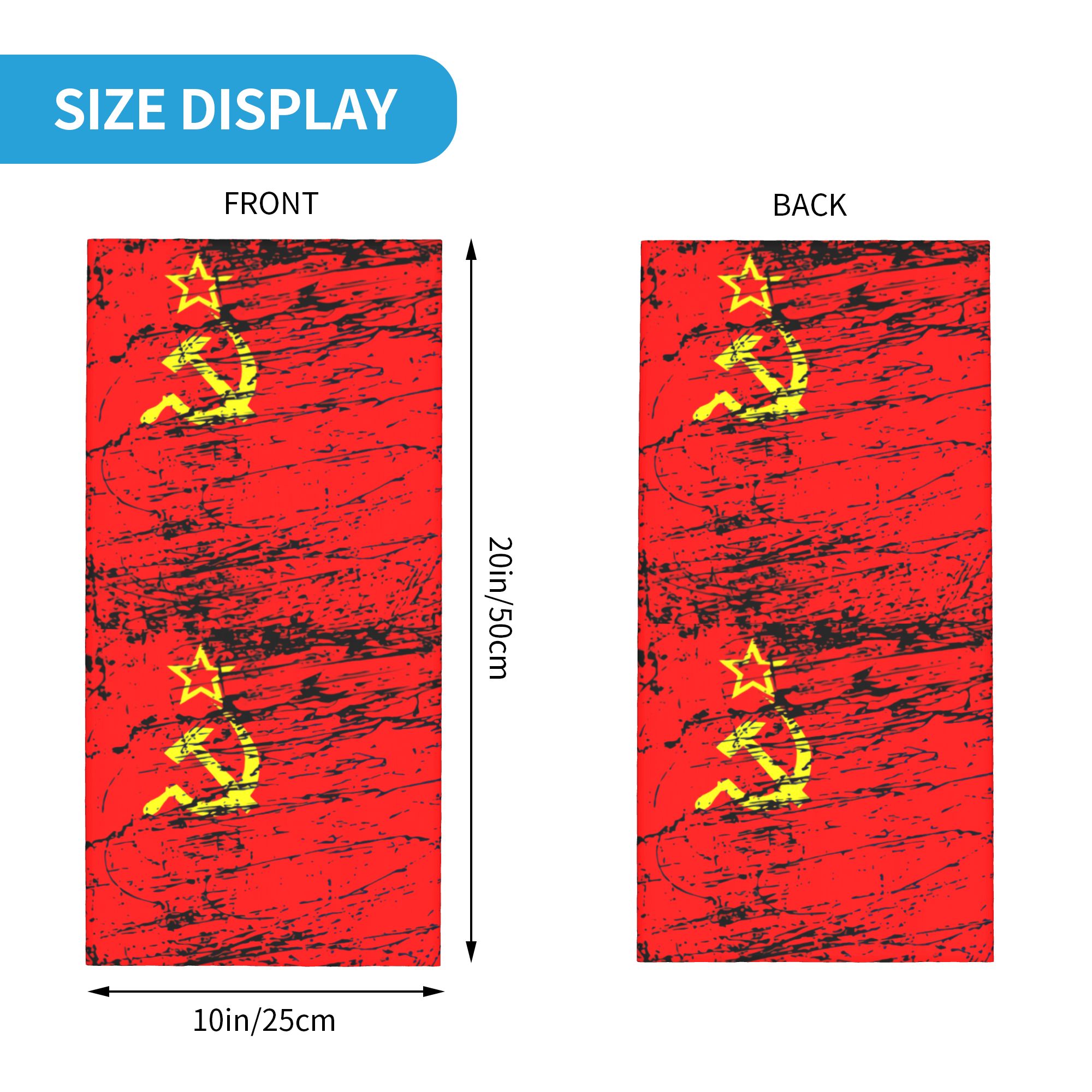 Russian Flag Soviet Union USSR - Neck Gaiter Face Cover recensie en prijs