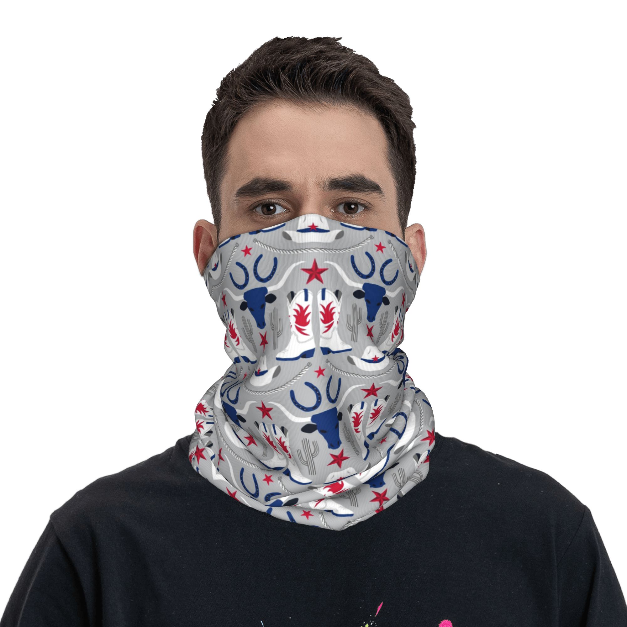 Old Wild West Cowboy Bandana N - Sports Mask Breathable recensie en prijs
