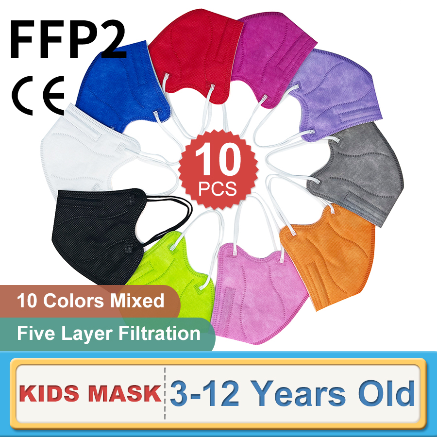 10PCS Children FFP2 Face Mask  - Kn95 Respirator Mask recensie en prijs