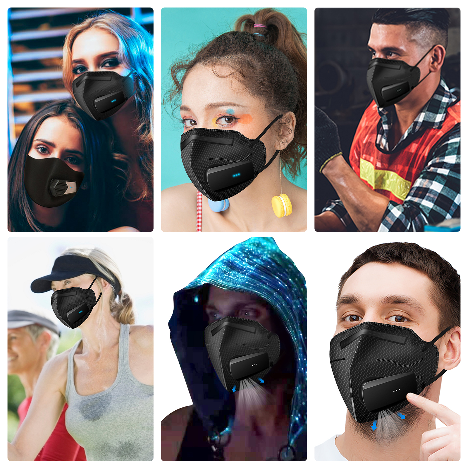 Breathe Easy Rechargeable Elec - Kn95 Respirator Mask recensie en prijs
