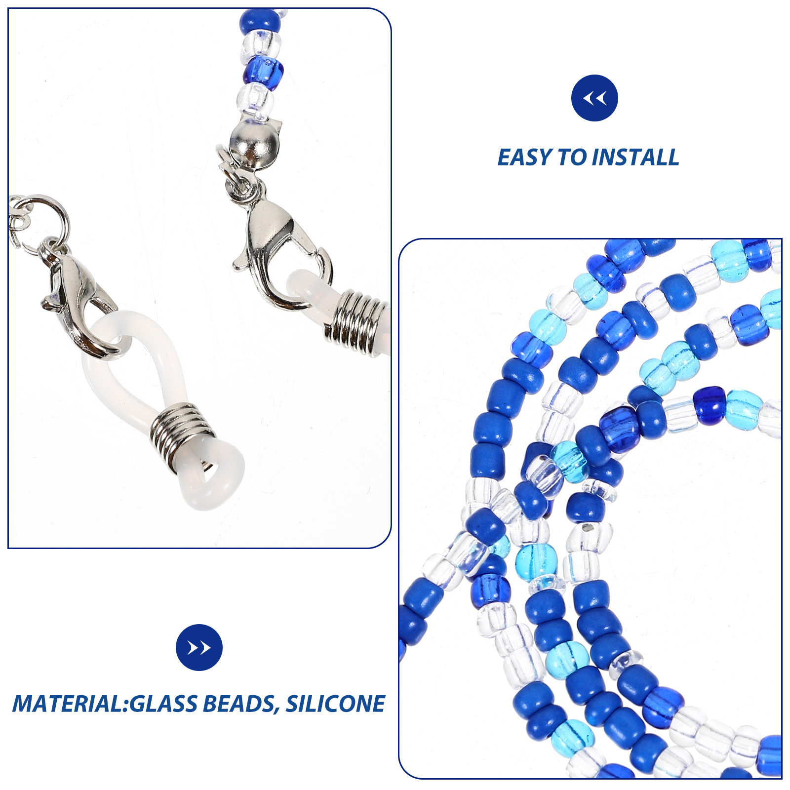 5Pcs Glasses Chain for Women B - Mask Chain Holder recensie en prijs