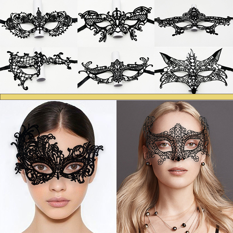 Sexy Women Lace Hollow Masquer - Respirator Half Face recensie en prijs