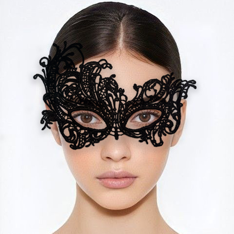 Sexy Women Lace Hollow Masquer - Respirator Half Face recensie en prijs