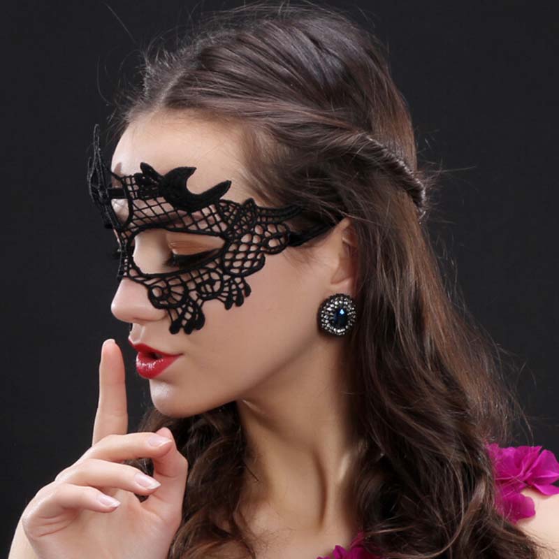 Sexy Women Lace Hollow Masquer - Respirator Half Face recensie en prijs