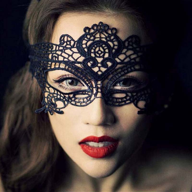 Sexy Women Lace Hollow Masquer - Respirator Half Face recensie en prijs