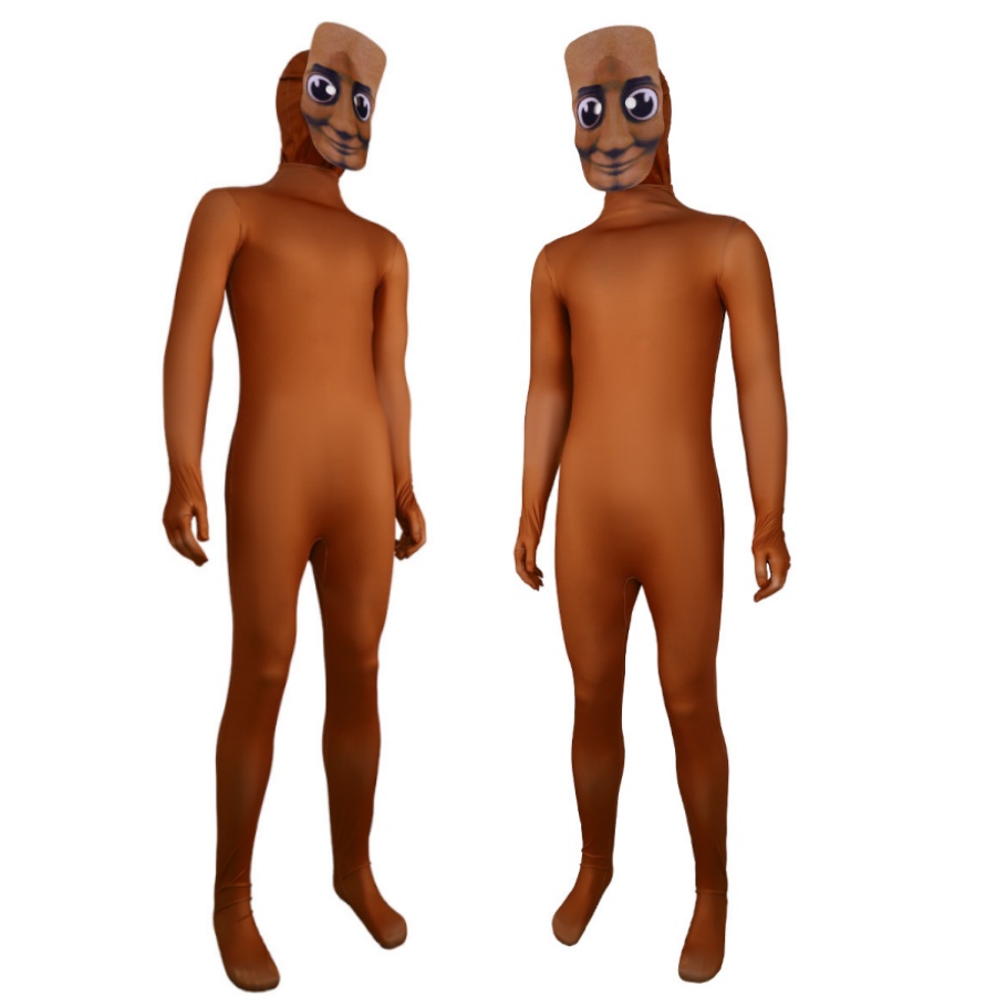 Yellow bodysuit party cosplay  - Kids Face Mask recensie en prijs